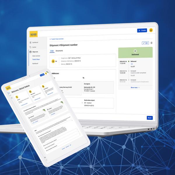Erste Kunden nutzen die DACHSER Plattform im Tagesgeschäft